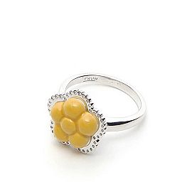 Anello Filigree Yellow Flower