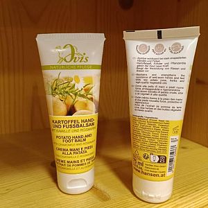 Crema mani e piedi alla Patata con camomilla e rosmarimo