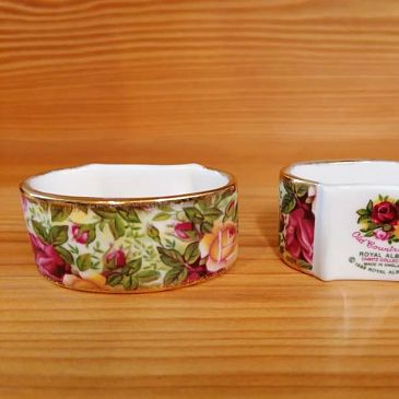 Serviette Rings - Portatovaglioli OLD COUNTRY ROSES Chintz Collection